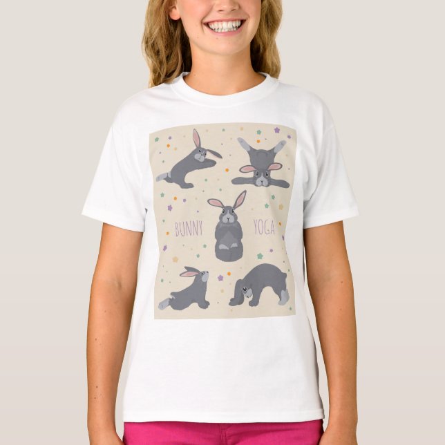 Camiseta Yoga Bunny (Anverso)