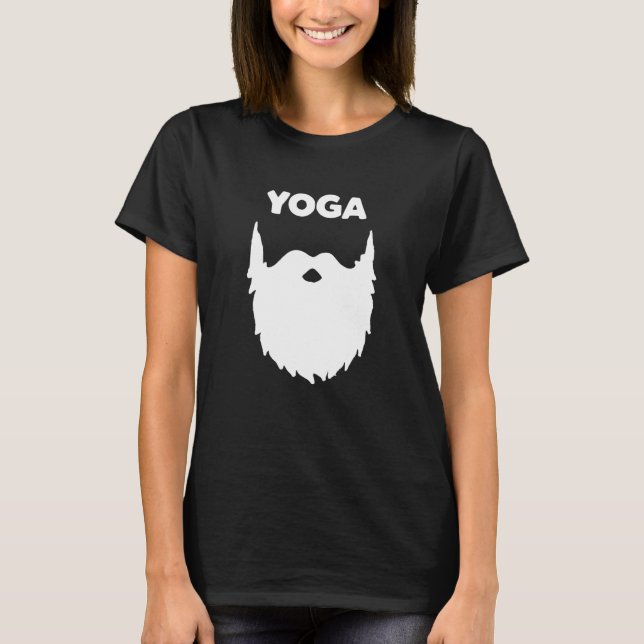 Camiseta Yoga Con Barba Para Hinchas De Formación Del Budis (Anverso)