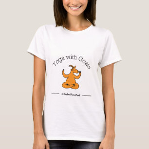 Camiseta Yoga con cabras
