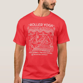 Camiseta ¡Yoga con Rueda! Opciones de Humor Oscuro de Yoga