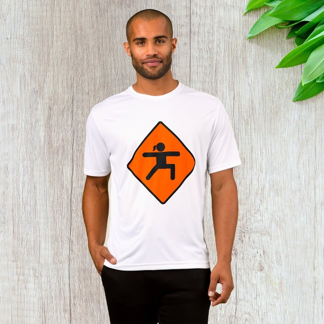 Camiseta Yoga cruzando el Rótulo Guerrero Palo de palo Figu (Subido por el creador)