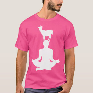 Camiseta Yoga Cute Goat