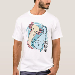 Camiseta Yoga - Cute Kawaii Anime Axolotl - Aesthe japonés