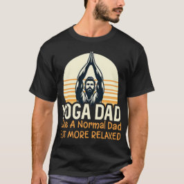 Camiseta Yoga Dad Digital Art