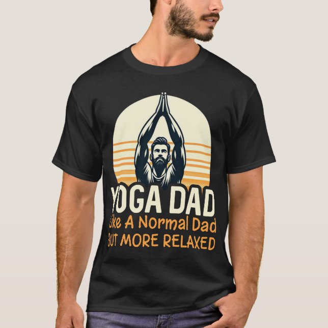 Camiseta Yoga Dad Digital Art (Anverso)