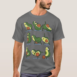 Camiseta Yoga De Aguacate Para Un Amor Divertido Y Lento De