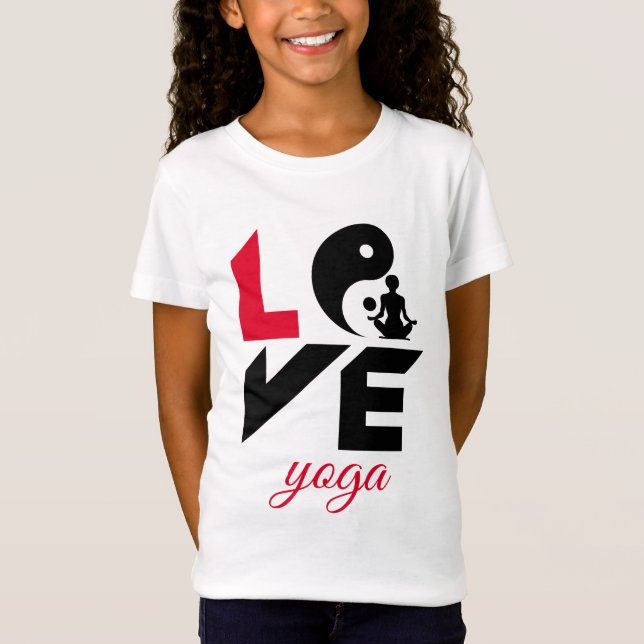 Camiseta Yoga de amor (Anverso)