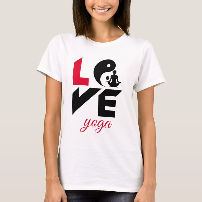 Camiseta Yoga de amor (Anverso)