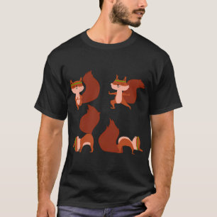 Camiseta Yoga de ardilla