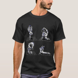 Camiseta Yoga de astronauta espacial