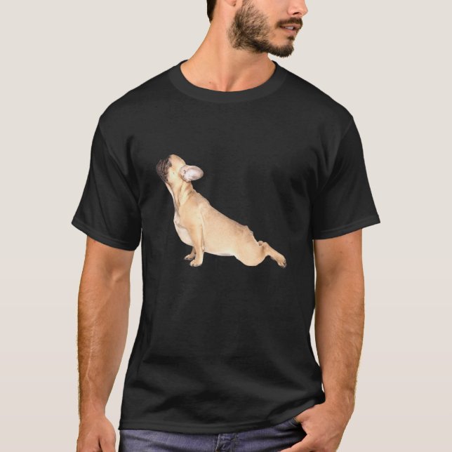 Camiseta Yoga de Bulldog Francés (Anverso)