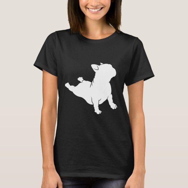 Camiseta Yoga de Bulldog Francés- (Anverso)