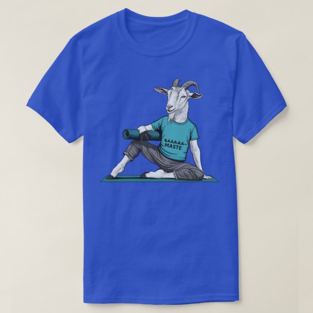 Camiseta Yoga de cabra Squad Funny Baa Maste Cute Gote Yoga (Diseño del anverso)