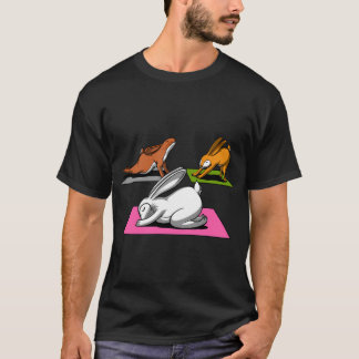 Camiseta Yoga de conejo