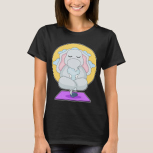 Camiseta Yoga de elefante Fitness Meditación