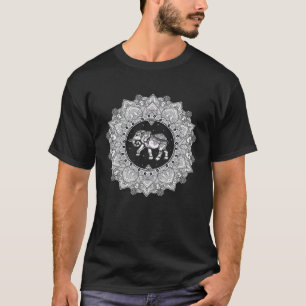 Camiseta Yoga de elefante Mandala de elefante Ganesha Chakr
