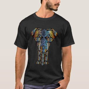 Camiseta Yoga de elefante Mandala de elefante Ganesha Chakr