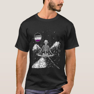 Camiseta Yoga de esqueleto Aual Lgbt-q Esqueleto divertido 