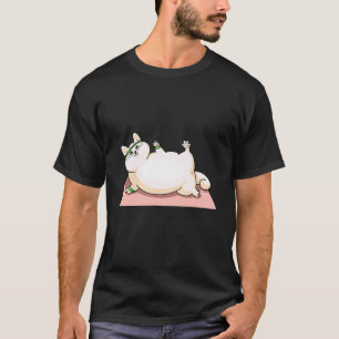 Camiseta Yoga de gato  Asana de fitness  Dueño de gato