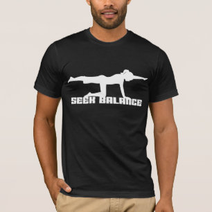 Camiseta Yoga de la balanza de la búsqueda