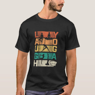 Camiseta Yoga de la Risa Siluetas de Amante de Yoga