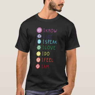 Camiseta Yoga de Meditación de Alineación de Chakra Hombres