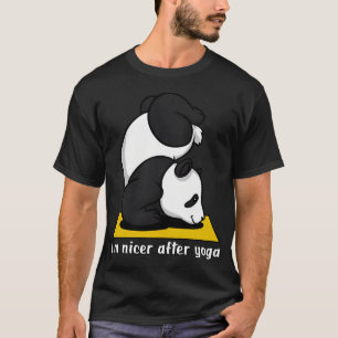 Camiseta Yoga de oso panda
