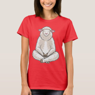 Camiseta Yoga de ovejas Fitness Meditación