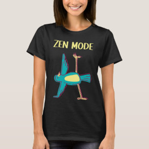 Camiseta Yoga de pájaros Animales Entrenamiento Calma Zen
