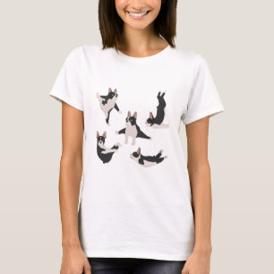 Camiseta Yoga de perro de Boston terrier