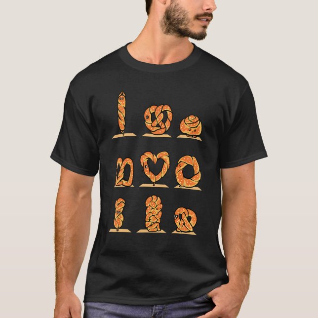 Camiseta Yoga de pretzel (Anverso)