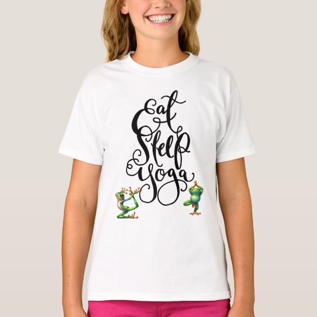 Camiseta Yoga de rana (Anverso)