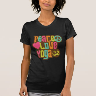 Camiseta Yoga del amor de la paz