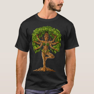 Camiseta Yoga del Árbol de la Vida