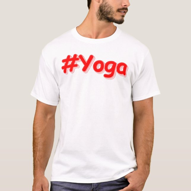 Camiseta "Yoga", diseño elegante. Comprar ahora (Anverso)