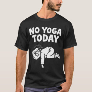Camiseta Yoga divertido chica perezosa humor fitness cita s
