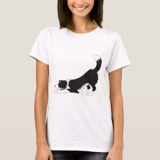 Camiseta Yoga en blanco y negro