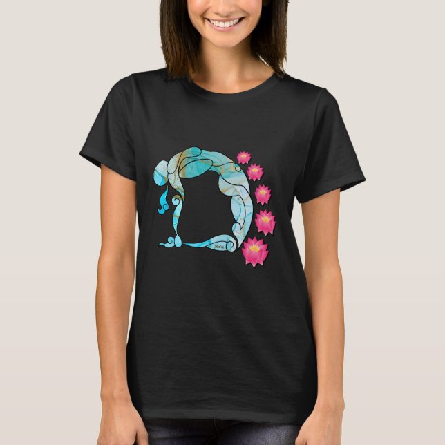 Camiseta Yoga En Pose ~ Ustrasana (Anverso)