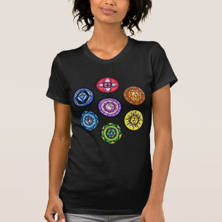 Camiseta Yoga - energía de 7 Chakras
