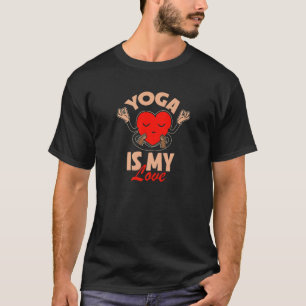 Camiseta Yoga Es Mi Amor Instructor De Yoga De Fitness Medi