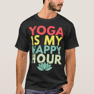 Camiseta Yoga Es Mi Hora Feliz
