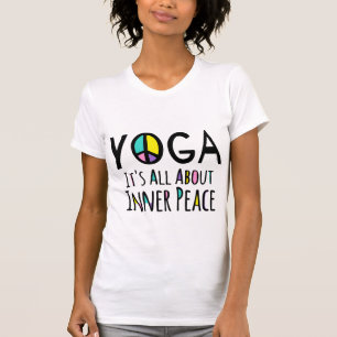 Camiseta Yoga es todo paz interior