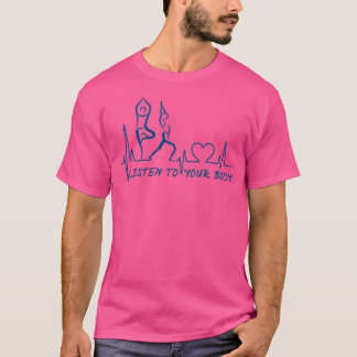 Camiseta Yoga Escuche su cuerpo ECG Yoga Mantra