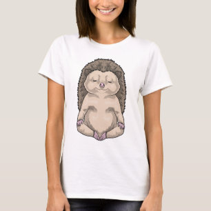 Camiseta Yoga Fitness Meditación Erizo