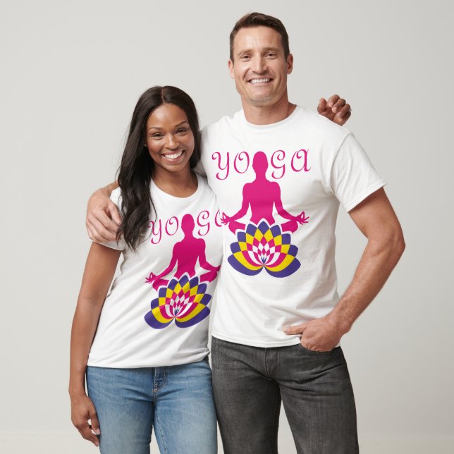 Camiseta Yoga Flor de Loto (Unisexo)