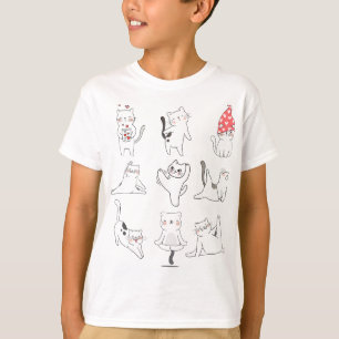 Camiseta Yoga Gato