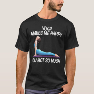 Camiseta Yoga genial para hombres mujeres yogui ejercicio f
