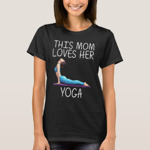 Camiseta Yoga Genial Para Mamá Madre Yogui Ejercicio Físico