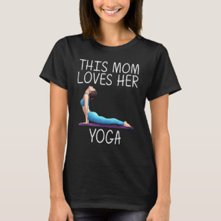 Camiseta Yoga Genial Para Mamá Madre Yogui Ejercicio Físico