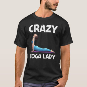 Camiseta Yoga Genial Para Mujeres Mamá Yogi Ejercicio Físic